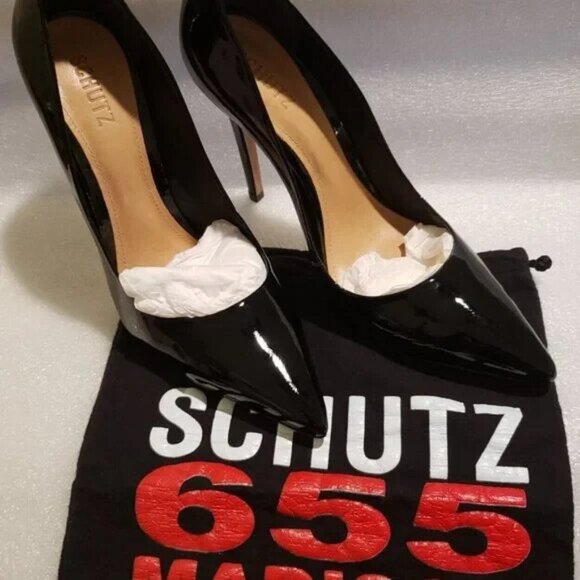 Schutz 655 Madison Patent Leather Pump - Picture 2 of 5